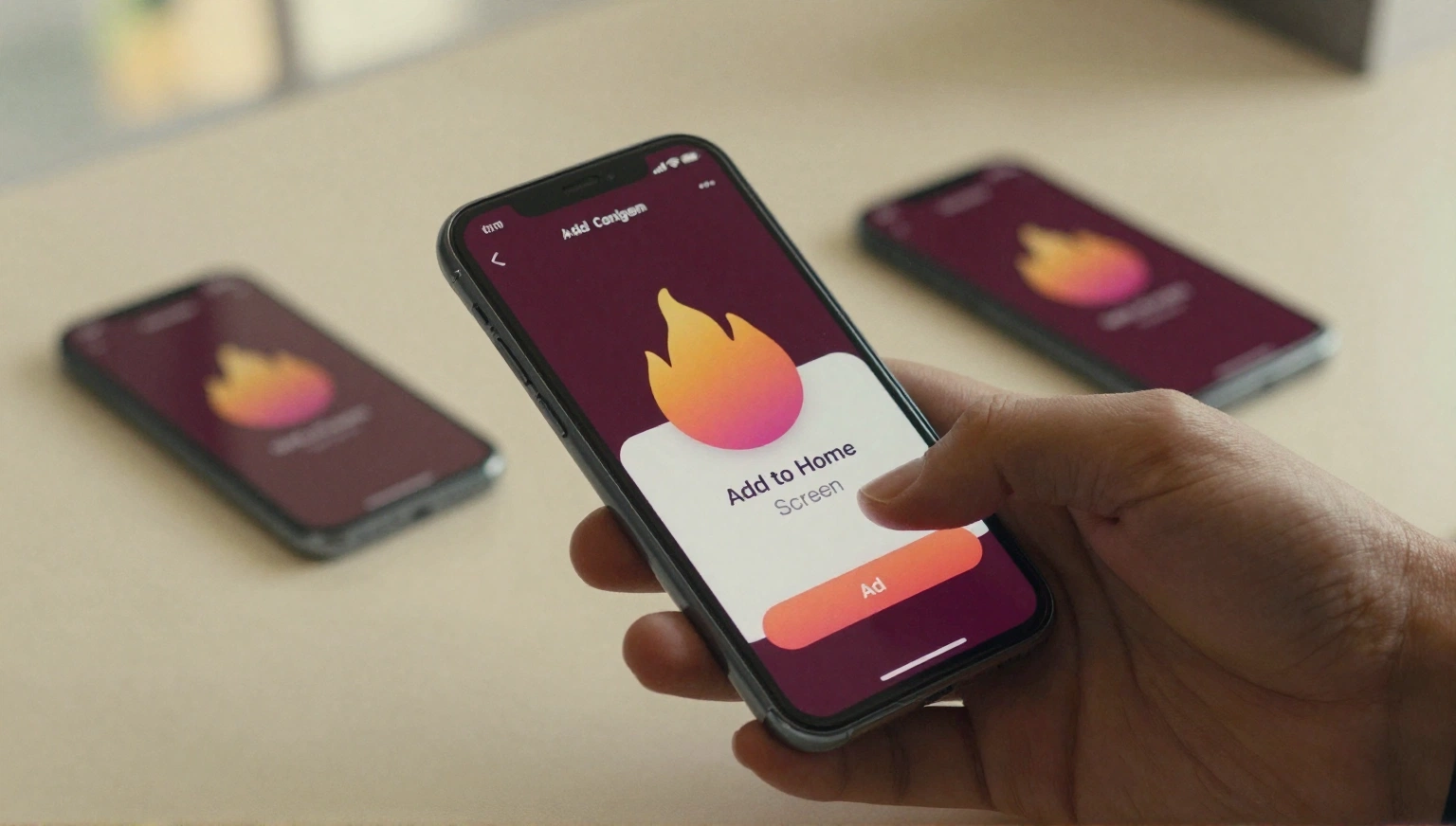 Spicy chat AI in a mobile browser and pinned to a home screen