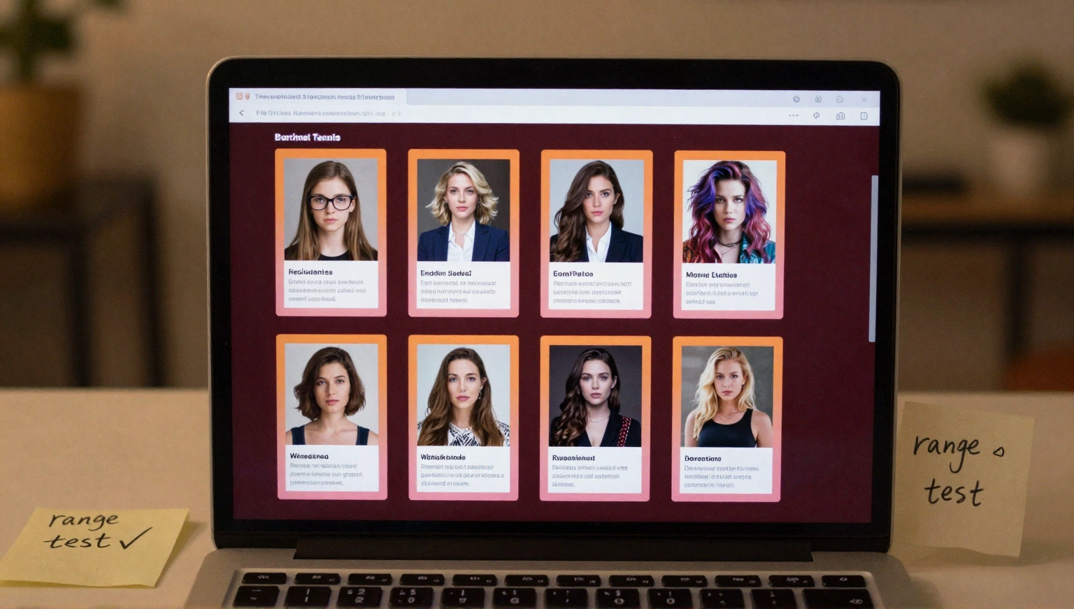 Spicy chat AI character gallery with different personalities