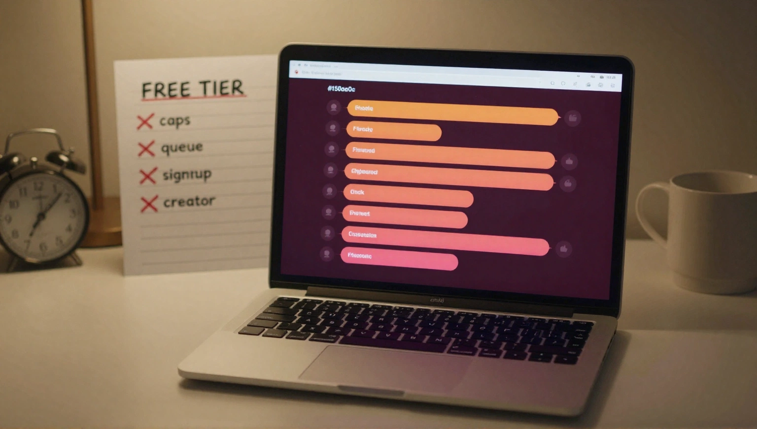 SpicyChat free tier open in a browser, no signup screen